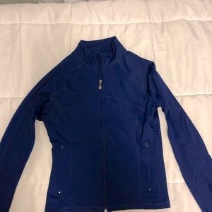 Beautiful blue colored Champion workout jacket